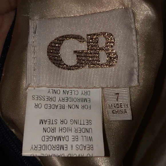 Blue formal dress - Picture 3 of 4